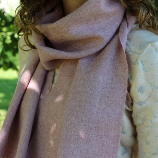 Rosewood alpaca scarf